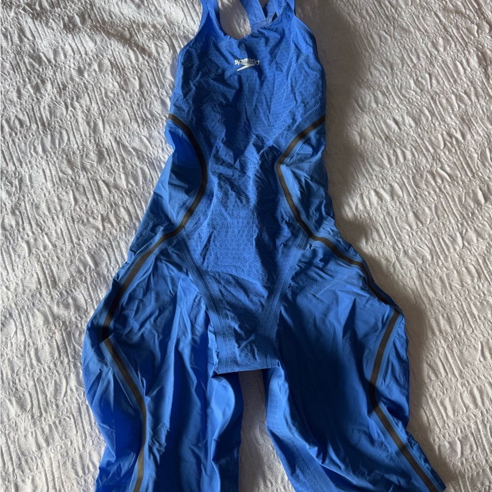 Speedo LZR Pure Intent Open Back tech suit, size 22